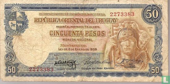 Uruquay 50 pesos - Image 1