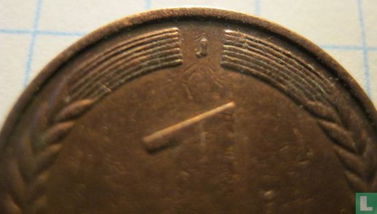 Duitsland 1 pfennig 1949 (smalle J) - Afbeelding 3