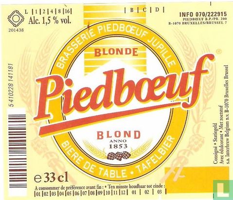 Piedboeuf Blond (33 cl)