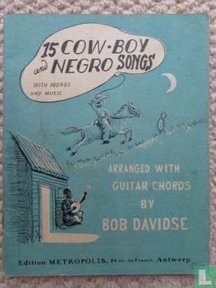 15 cow-boy and negro songs - Afbeelding 1