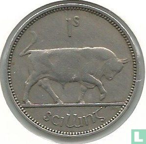 Ierland 1 shilling 1955 - Afbeelding 2