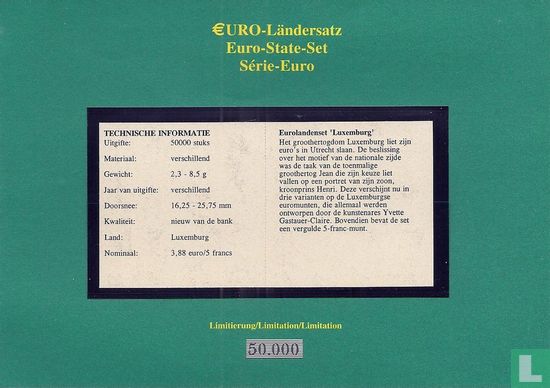 Luxemburg Kombination Set 2004 - Bild 3