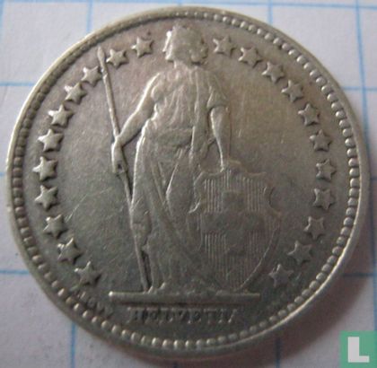 Zwitserland ½ franc 1921 - Afbeelding 2