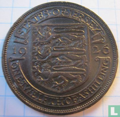 Jersey 1/12 shilling 1926 - Image 1