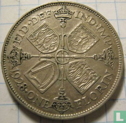 Verenigd Koninkrijk 1 florin 1928 - Afbeelding 1