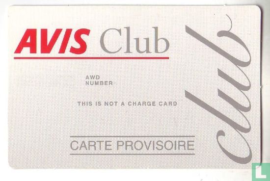 AVIS CLUB (provisoire)