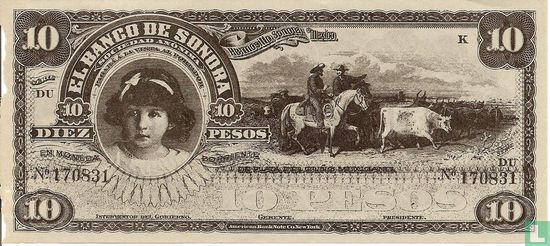Mexique 10 pesos - Image 1