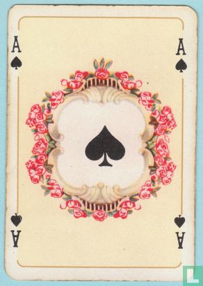 Schoppen aas, NLA A19-01, Isolabella Vermouth Bianco, Dutch, Ace of Spades, Speelkaartenfabriek Nederland, (SN), Speelkaarten, Playing Cards - Image 1