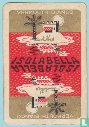 Schoppen aas, NLA A19-01, Isolabella Vermouth Bianco, Dutch, Ace of Spades, Speelkaartenfabriek Nederland, (SN), Speelkaarten, Playing Cards - Image 2