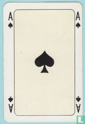 Schoppen aas, S11 01B, Dutch, Ace of Spades, Speelkaartenfabriek Nederland, (SN), Speelkaarten, Playing Cards - Image 1