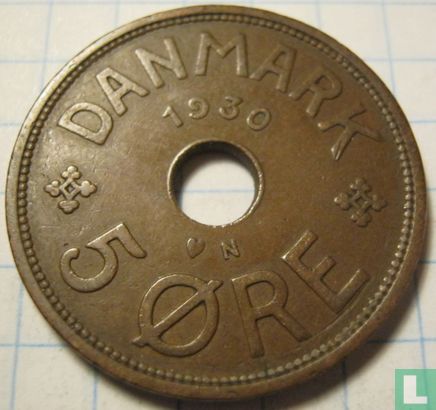 Denmark 5 øre 1930 - Image 1