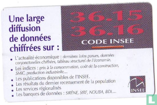 INSEE (Accès Minitel) - Afbeelding 2