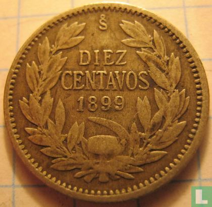 Chili 10 centavos 1899 - Afbeelding 1