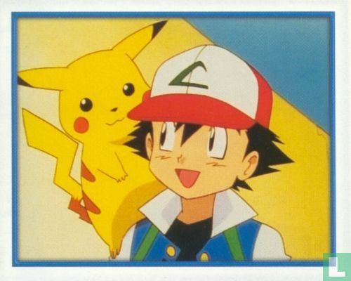 Pikachu op de schouder van Ash - Afbeelding 1