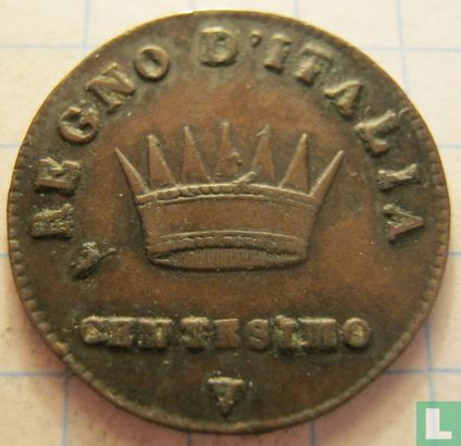 Koninkrijk Italië 1 centesimo 1809 (V) - Afbeelding 2