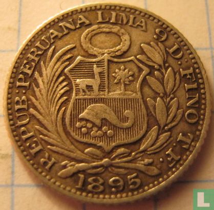 Pérou ½ dinero 1895 - Image 1