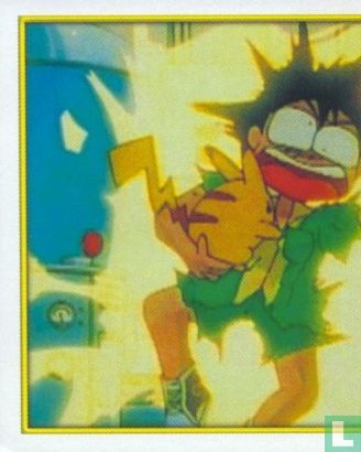 Ash en professor Oak krijgen een schok van Pikachu - Afbeelding 1