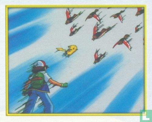 Ash en Pikachu in de tegenaanval op de Spearow - Image 1