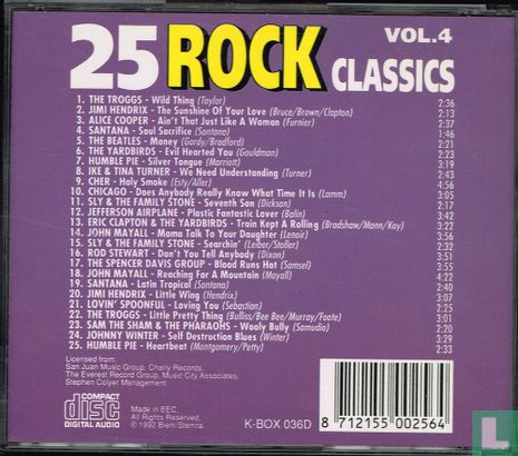 25 Rock Classics Vol. 4 - Afbeelding 2