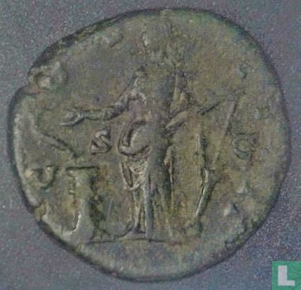 L'Empire romain, AE Dupondius, 138-161 AP, Antonin le pieux, Rome, 145-161 AD - Image 2