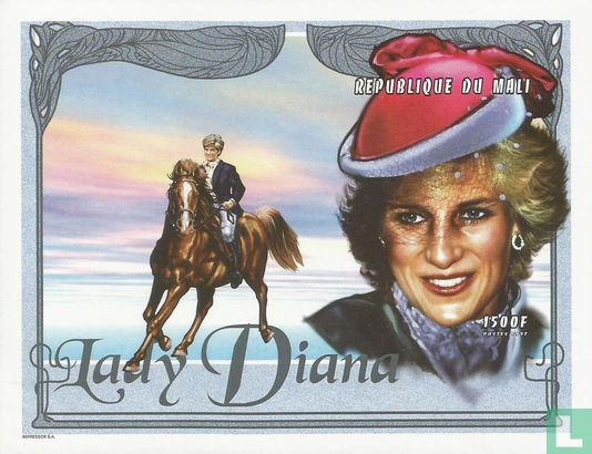 Prinses Diana te paard