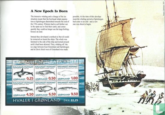 The Whales of Greenland on stamps - Afbeelding 2