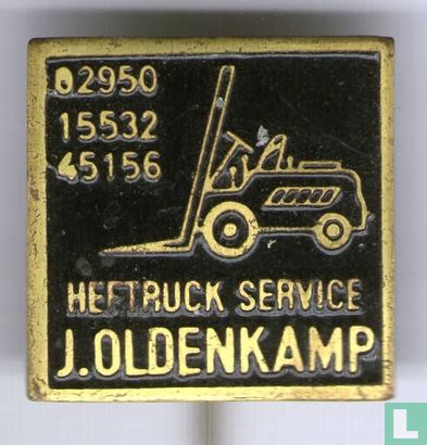 Heftruck service J. Oldenkamp (zwart)