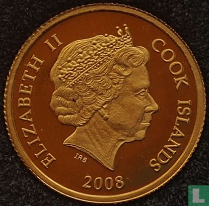 Cook Islands 10 dollars 2008 (PROOF) "Ina and the shark" - Image 1