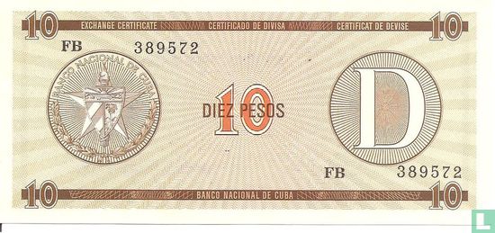 Kuba 10 Pesos  - Bild 1