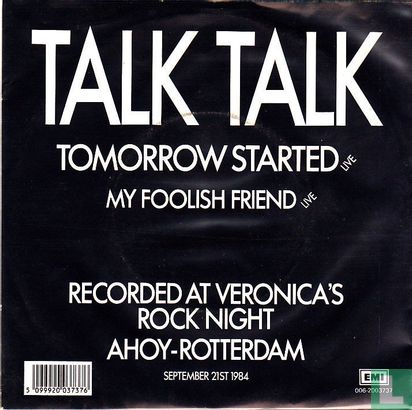 Tomorrow Started (Live) - Image 1