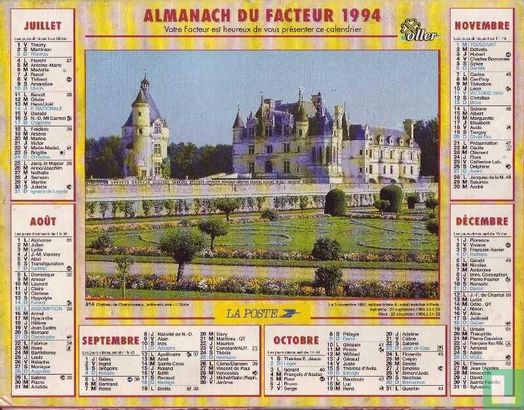 Almanach du Facteur - 1994 - Vosges 88 - Image 2