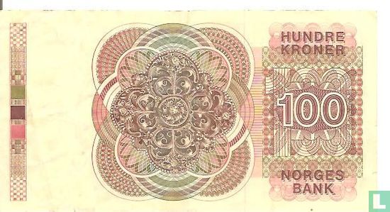 Noorwegen 100 Kroner 1977 - Afbeelding 2