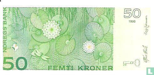 Noorwegen 50 Kroner 1998 - Afbeelding 2