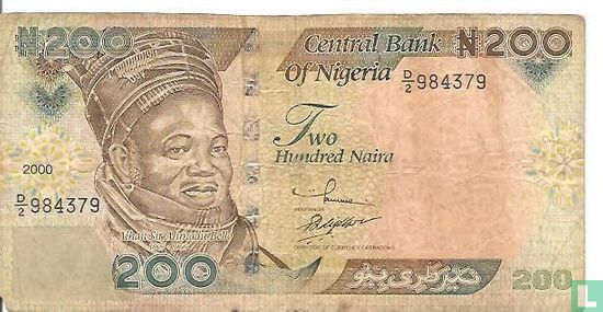 Nigeria 200 Naira 2000 - Image 1