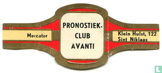 Pronostiek-club Avanti - Mercator - Klein Hulst, 122 Sint Niklaas - Image 1