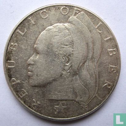 Libéria 1 dollar 1962 - Image 2