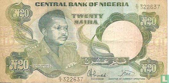 Nigeria 20 Naira ND (1984-) P26b - Bild 1