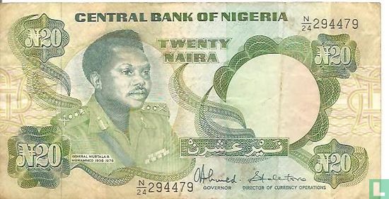 Nigeria 20 Naira ND (1984-) P26c - Image 1