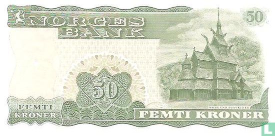 Norvège 50 Kroner 1983 - Image 2