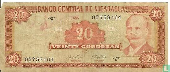 Nicaragua 20 Cordobas - Image 1