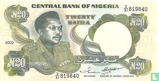Nigeria 20 Naira 2002 - Bild 1