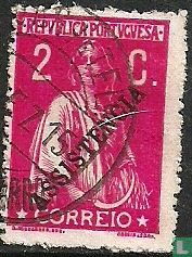 Ceres, with overprint