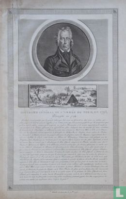 HOUCHARD GÉNÉRAL DE L'ARMÉE DU NORD, EN 1793, Décapité en 1794.
