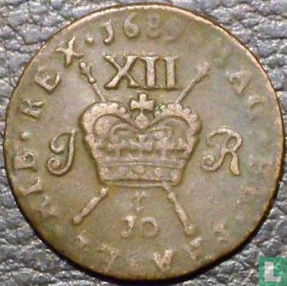 Ireland 1 shilling 1689 (10r) - Image 1