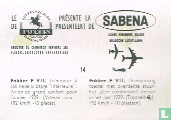 Fokker F VII. - Afbeelding 2