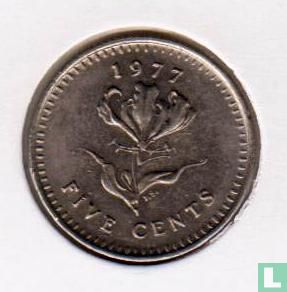 Rhodesië 5 cents 1977 - Afbeelding 1