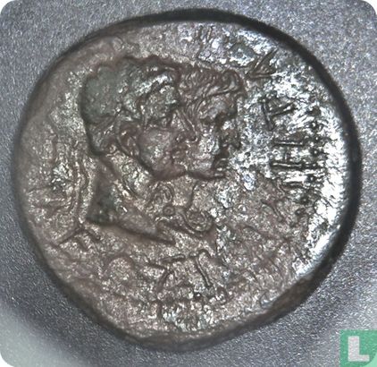 Römische Kaiserzeit, AE24, 11 v. Chr.-12, Pythodoris und Rhoemetalces I, Kaiser Augustus, Thrakien - Bild 1
