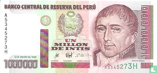 Pérou 1 000 000 intis - Image 1