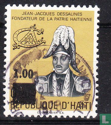 J.J. Dessalines met opdruk