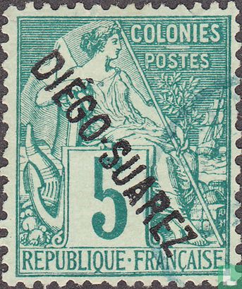 Type Dubois, with overprint